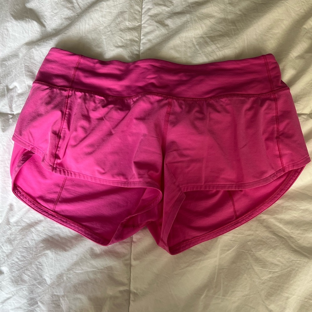 Lululemon Sonic Pink Shorts